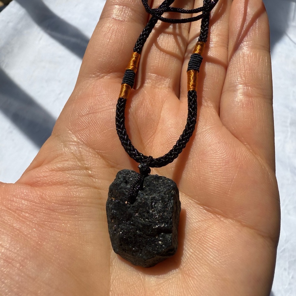 Natural Stone Necklace – Natural Crystal Healing Stone Pendant for Men & Women - Picture 8 of 17